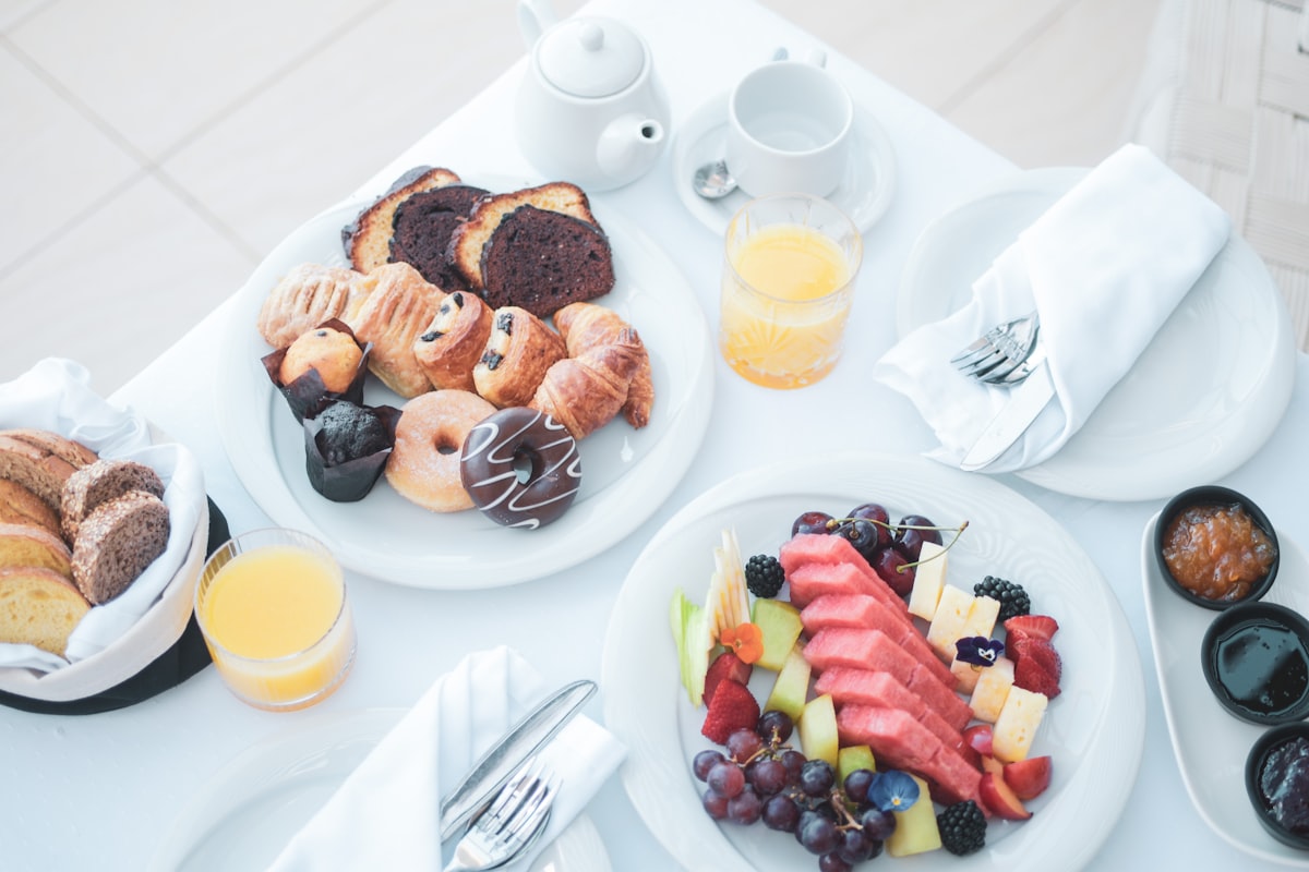 Balanced macronutrient food display